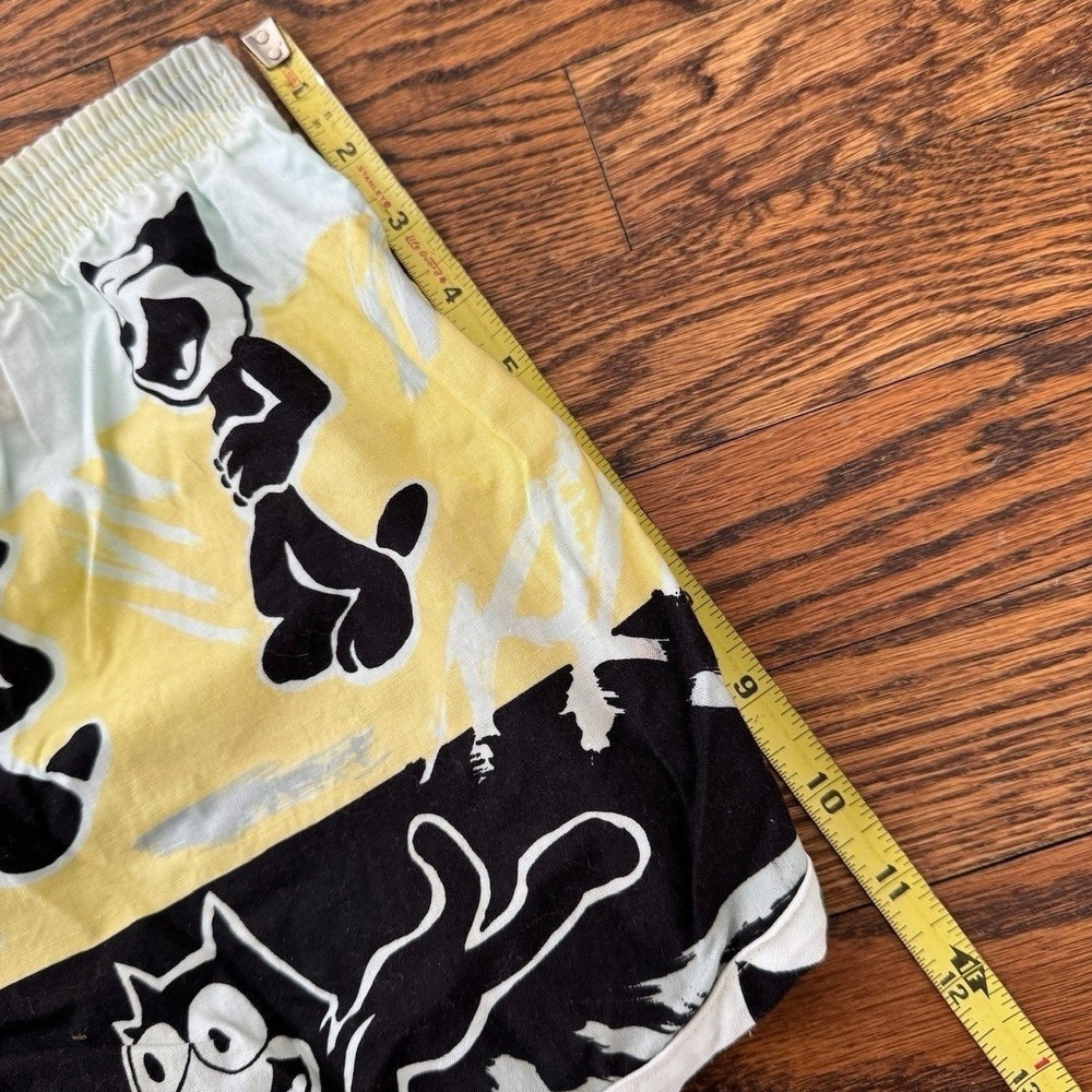 Vintage 90's Women's Felix The Cat TV Cartoon Short Shorts - Size M (S/M) - Picture 4 of 6